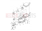 YAMAHA YFM 400 Kodiak YFM400FW YFM400FWG KODIAK 400 4GBA 1995 INTAKE