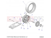 INDIAN 2022 CHIEFTAIN ELITE (R01) (N22TCEBB) WHEEL » WHEEL, REAR - ALL OPTIONS (200822C)
