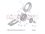 INDIAN 2022 CHIEFTAIN PREMIUM (R02) (N22TCABB) WHEEL » WHEEL, REAR - ALL OPTIONS (201390C)