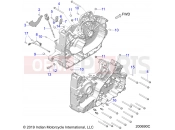 INDIAN 2022 PURSUIT DARK HORSE / DARK HORSE PREMIUM (R01) - N22LDDRR/LDFRR ENGINE | ENGINE, CRANKCASE - N22LDDRR/LDFRR ALL OPTIONS (200690C)