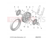 INDIAN 2022 ROADMASTER PREMIUM (R02) (N22TKABB) WHEEL | WHEEL, FRONT - N22TKABB ALL OPTIONS (200472C)
