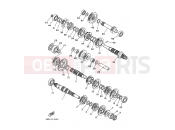 YAMAHA YFM 350 Moto-4 YFM350ER 3HPF 1995 TRANSMISSION