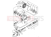 YAMAHA YFM 350 Moto-4 YFM350ER 3HPF 1995 DRIVE SHAFT