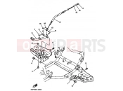 YAMAHA YFM 350 Moto-4 YFM350ER 3HPF 1995 STAND & FOOTREST