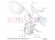 INDIAN 2020 CHIEFTAIN ELITE (R05) (N20TCEBB) BODY » BODY, FAIRING ASM, WINDSHIELD MOUNT - ALL OPTIONS (200928C)