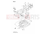 SUZUKI LT-Z400Z L0 (2010) (E19) REAR SWINGING ARM