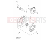 SUZUKI LT-Z400Z L0 (2010) (E19) STARTER CLUTCH
