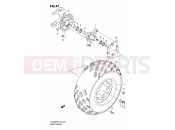 SUZUKI LT-Z400Z L0 (2010) (E19) FRONT WHEEL