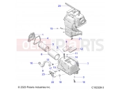 Polaris 2021 ATV SCRAMBLER 850 48 (R02) - A21SVA85A3/CA3 ENGINE | ENGINE, AIR INTAKE - A21SVA85A3/CA3 (C102328-3)