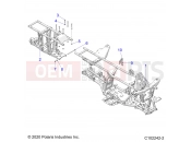 Polaris 2021 ATV SPORTSMAN 570 6X6 EURO (R03) - A21S6E57F1/FL CHASSIS | CHASSIS, FRAME - A21S6E57F1/FL (C102242-2)