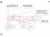 DUCATI Supersport 750 S WARNING LABELS USA » UNCLASSIFIED