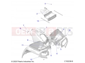 Polaris 2021 ATV SPORTSMAN TOURING 570 EPS TRACTOR (R03) (A21SDS57C4) BODY | BODY, FRONT CAB - A21SDS57C4 (C102236-8)