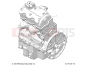 Polaris 2021 ATV SPORTSMAN TOURING 850 48 (R03) - A21SYE85AP/CAP ENGINE | ENGINE, LONG BLOCK - A21SYE85AP/CAP (C101431-10)