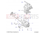 Polaris 2021 ATV SPORTSMAN TOURING XP 1000 48 (R02) - A21SYE95AD/CAD ENGINE | ENGINE, AIR INTAKE - A21SYE95AD/CAD (C102328-1)