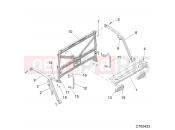 Polaris 2021 BRUTUS PRO XD 2000D (R02) (D21BBPD4B4) CHASSIS » CHASSIS, CAB FRAME - (C700423)