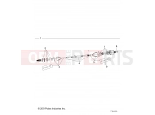 Polaris 2021 BRUTUS PRO XD 2000D (R02) (D21BBPD4B4) DRIVE TRAIN » DRIVE TRAIN, DRIVE SHAFT, FRONT - (702660)