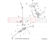 Polaris 2021 BRUTUS PRO XD 2000D (R02) (D21BBPD4B4) STEERING » STEERING, STEERING ASM. - (C700434-6)