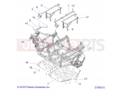 Polaris 2021 BRUTUS PRO XD 4000D (R02) (D21BEPD4B4) CHASSIS | CHASSIS, MAIN FRAME - D21BEPD4B4 (C700512)