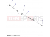 Polaris 2021 BRUTUS PRO XD 4000D (R02) (D21BEPD4B4) DRIVE TRAIN » DRIVE TRAIN, FRONT PROP SHAFT - (C0702945)