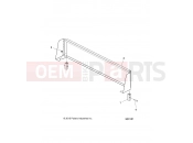 Polaris 2021 SPECIALITY VEHICLES GEM ALL OPTIONS (R03) - L21G2/4/6 BODY » BODY, LONGBED, PANEL, FRONT - L21G2DGALA (300151)