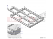 Polaris 2021 SPECIALITY VEHICLES GEM ALL OPTIONS (R03) - L21G2/4/6 CHASSIS » CHASSIS, LOWER FRAME, E4 - L21G4AGALA (C300344-2)