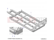 Polaris 2021 SPECIALITY VEHICLES GEM ALL OPTIONS (R03) - L21G2/4/6 CHASSIS » CHASSIS, LOWER FRAME, E6 - L21G6AGALA (C300345-2)