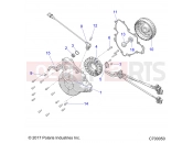 Polaris 2021 RANGER GENERAL 1000 PREMIUM EPS (R03) - G21GAP99AM/BM ENGINE | ENGINE, STATOR AND FLYWHEEL - G21GAP99AM/BM (C700050)