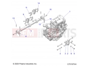 Polaris 2021 RANGER GENERAL XP 1000 DELUXE RC TRAIL PKG (R02) - G21GXZ99AM/BM ENGINE | ENGINE, MOUNTING - G21GXZ99AM/BM (C701070-6)