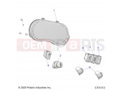 Polaris 2021 RANGER RANGER XP 1000 EPS EU (R02) - R21RRE99FP/F9 ELECTRICAL | ELECTRICAL, DASH INSTUMENTS - R21RRE99FP/F9  (C701312)