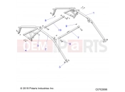 Polaris 2021 RZR RZR PRO XP SPORT ROCKFORD LE (R03) - Z21RAF92AH/BH CHASSIS | CHASSIS, CAB FRAME - Z21RAF92AH/BH (C0702898)