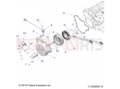 Polaris 2021 RZR RZR PRO XP SPORT ROCKFORD LE (R03) - Z21RAF92AH/BH ENGINE | ENGINE, STATOR AND FLYWHEEL - Z21RAF92AH/BH (C1205828-10)
