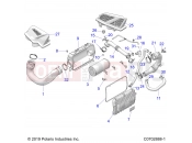 Polaris 2021 RZR RZR PRO XP4 ULTIMATE ROCKFORD LE (R01) - Z21R4U92AN/BN ENGINE | ENGINE, AIR INTAKE SYSTEM - Z21R4U92AN/BN (C0702888-1)