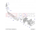 Polaris 2021 RZR RZR PRO XP4 ULTIMATE ROCKFORD LE (R01) - Z21R4U92AN/BN ENGINE | ENGINE, COOLING, RADIATOR - Z21R4U92AN/BN (C0703027-1)