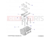 Polaris 2021 RZR RZR PRO XP4 ULTIMATE ROCKFORD LE (R01) - Z21R4U92AN/BN ENGINE | ENGINE, CYLINDER HEAD - Z21R4U92AN/BN (C1205828-3)