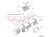 Polaris 2021 RZR RZR XP 1000 (R02) - Z21NAE99AC/AK/BC/BK/K99AG/AP/BG/BP BODY » BODY, DASH - (C700248-1)