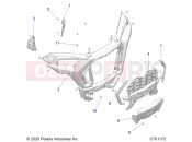 Polaris 2021 RZR RZR XP 1000 (R02) - Z21NAE99AC/AK/BC/BK/K99AG/AP/BG/BP BODY » BODY, FRONT BUMPER - (C701172)