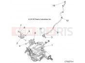 Polaris 2021 RZR RZR XP 1000 (R02) - Z21NAE99AC/AK/BC/BK/K99AG/AP/BG/BP DRIVE TRAIN » DRIVE TRAIN, MAIN GEARCASE MOUNTING - (C700275-4)