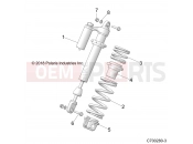 Polaris 2021 RZR RZR XP 1000 (R02) - Z21NAE99AC/AK/BC/BK/K99AG/AP/BG/BP SUSPENSION » SUSPENSION, FRONT SHOCK MOUNTING - (C700280-3)