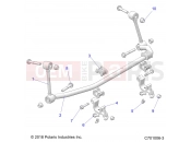 Polaris 2021 RZR RZR XP 1000 (R02) - Z21NAE99AC/AK/BC/BK/K99AG/AP/BG/BP SUSPENSION » SUSPENSION, FRONT STABILIZER BAR- (C701006-3)