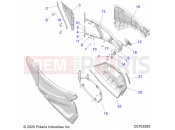 Polaris 2021 RZR RZR XP 1000 TRACTOR/EU/ZUG (R03) - Z21NAE99FG/E99NG/S99CG/S99FG BODY » BODY, DOORS - (C0703282)