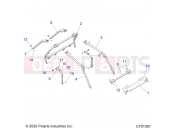 Polaris 2021 RZR RZR XP 1000 TRACTOR/EU/ZUG (R03) - Z21NAE99FG/E99NG/S99CG/S99FG CHASSIS » CHASSIS, CAB FRAME - (C701091)
