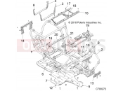 Polaris 2021 RZR RZR XP 1000 TRACTOR/EU/ZUG (R03) - Z21NAE99FG/E99NG/S99CG/S99FG CHASSIS » CHASSIS, MAIN FRAME AND SKID PLATES - (C700272)