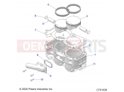 Polaris 2021 RZR RZR XP 1000 TRAILS & ROCKS (R02) - Z21NAR99AN/BN ENGINE | ENGINE, CYLINDER AND PISTON - Z21NAR99AN/BN (C701039)