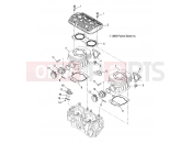 Polaris 2021 SNOWMOBILE 550 VOYAGEUR 155 ES/INTL ES (R02) - S21CFF5BSL/BEL ENGINE | ENGINE, CYLINDER - S21CFF5BSL/BEL (4997239723C11)