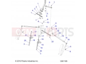 Polaris 2021 SNOWMOBILE 550 VOYAGEUR 155 ES/INTL ES (R02) - S21CFF5BSL/BEL STEERING | STEERING, LOWER - S21CFF5BSL/BEL (C601185)