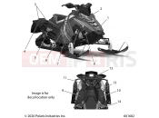 Polaris 2021 SNOWMOBILE 600 AXYS INDY XC 137 ALL OPTIONS (R01) (S21EDP6PS) BODY | BODY, DECAL, RED SIDE PANEL W/LIME SQUEEZE ACCENT - S21EDP6PS (601682)