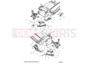 Polaris 2021 SNOWMOBILE 600 AXYS INDY XC 137 ALL OPTIONS (R01) (S21EDP6PS) CHASSIS | CHASSIS, BULKHEAD ASM. - S21EDP6PS (600972)