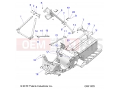 Polaris 2021 SNOWMOBILE 600 AXYS INDY XC 137 ALL OPTIONS (R01) (S21EDP6PS) CHASSIS | CHASSIS, CHASSIS ASM. and OVER STRUCTURE - S21EDP6PS (C601355)