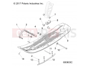 Polaris 2021 SNOWMOBILE 800 TITAN SP/ADVENTURE/XC/INTL ALL OPTIONS (R02) - S21FJB8/FJE8/FJP8 STEERING | STEERING, SKI ASM.,PRO-FLOAT, SP - S21FJB8 (600603C)