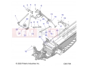 Polaris 2021 SNOWMOBILE 850 INDY ADVENTURE 137 ALL OPTIONS (R02) (S21EDE8RS) CHASSIS | CHASSIS, CHASSIS ASM. and OVER STRUCTURE - S21EDE8RS (C601709)